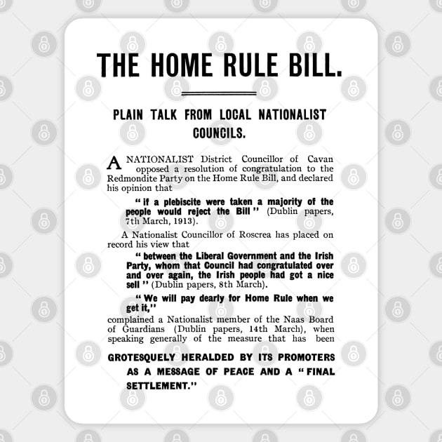 The Home Rule Bill Magnet by feck!